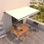 Automatic Retractable Awning 500x350 cm Cream