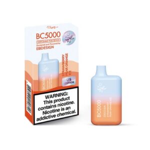 E.B. Design BC5000 - Disposable Vape Device - Strawberry Pear Orange Ice - 9.5ml / 40mg