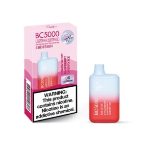 E.B. Design BC5000 - Disposable Vape Device - Strawberry Raspberry Cherry Ice - 9.5ml / 40mg