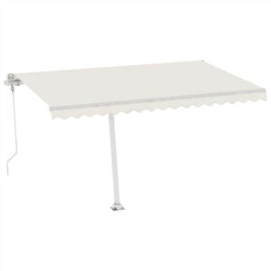 Freestanding Automatic Awning 400x300 cm Cream