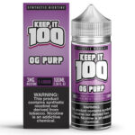 Keep It 100 Synthetic E-Juice - OG Purp - 100ml / 6mg