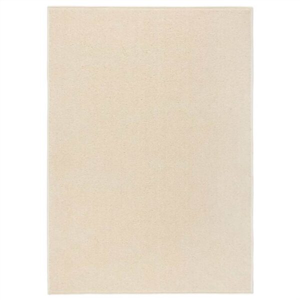 Rug Short Pile 120x170 cm Cream