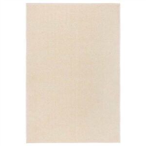 Rug Short Pile 160x230 cm Cream