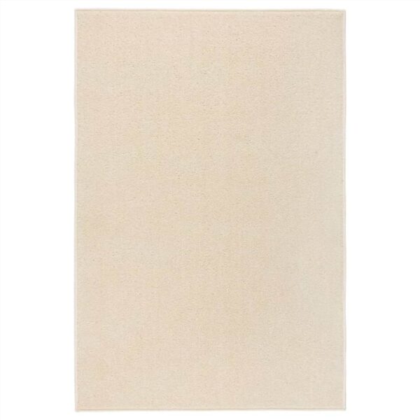 Rug Short Pile 160x230 cm Cream