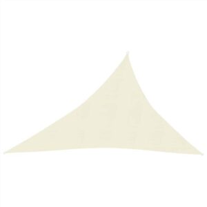 Sunshade Sail 160 gm² Cream 3x4x5 m HDPE